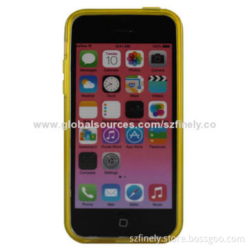 TPU Cases for iPhone 5C, 3D Effect, Simple and Multi-color